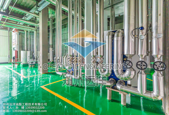 درجة حرارة زيت الطعام المكرر معدات الاستخراج حسب الطلب ISO9001