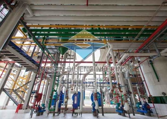 محطة المعالجة المسبقة لمكيفات البذور الزيتية للتدفئة بالبخار الفولاذ المقاوم للصدأ PLC / DCS