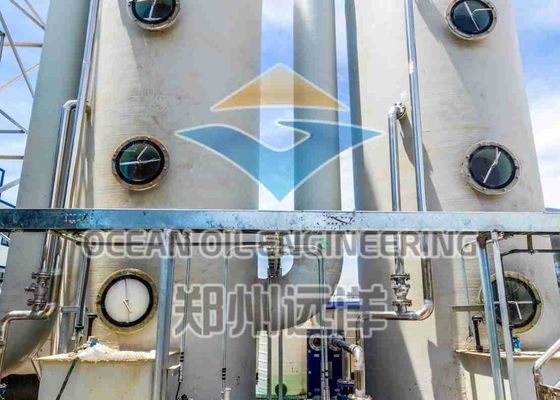 معدات مصنع استخلاص زيت الطعام الأوتوماتيكي مع نظام التحكم PLC