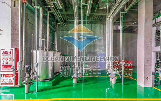 معدات استخراج زيت غذائي للتدفئة بالبخار لزيت نخيل الأرز عالي الأداء