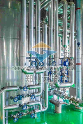 محطة استخراج زيت غذائي فعالة المعدات الرئيسية طريقة التبريد DTDC تبريد المياه