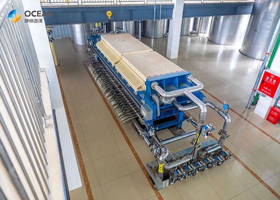 محطة تجزئة زيت النخيل Rbd آلة إزالة الشمع من زيت الطهي 50-1000T / د