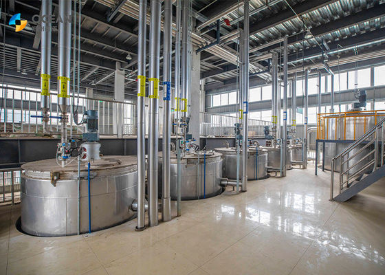 API 650 0.3MPa مصنع تجزئة زيت النخيل مع المعالجة السطحية لتفجير الرمل