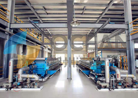 معدات تجزئة زيت الطهي نظام PLC لمصنع التجزئة الجاف