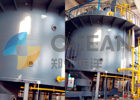 تدوير النازع نبات المذيبات نخالة الأرز هيكل بسيط استخراج كامل