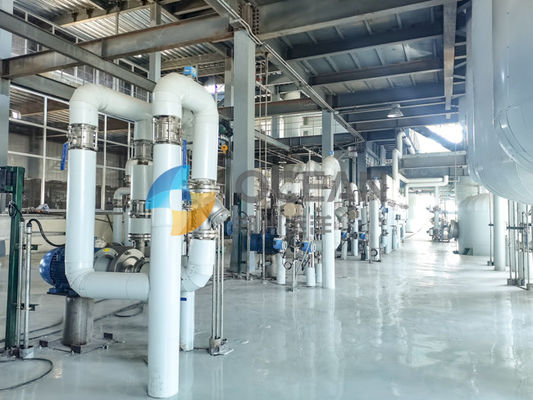 زيت الطهي النباتي زيت تكرير زيت الطعام ISO9001 أتمتة عالية