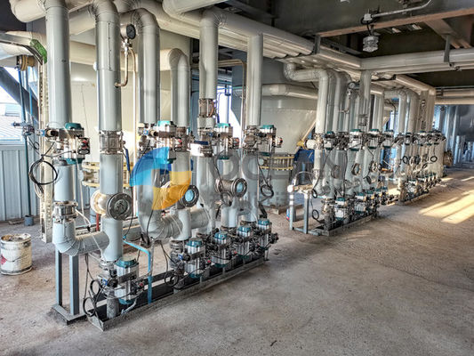 20-500TPD مصنع تكرير زيت نخالة الأرز التكرير المادي المستمر