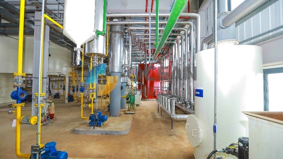 CPO آلة تكرير زيت عباد الشمس إزالة الصمغ