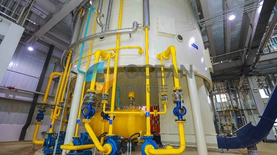 الطهي مصنع تكرير الزيوت النباتية 1500TPD OEM توفير الطاقة