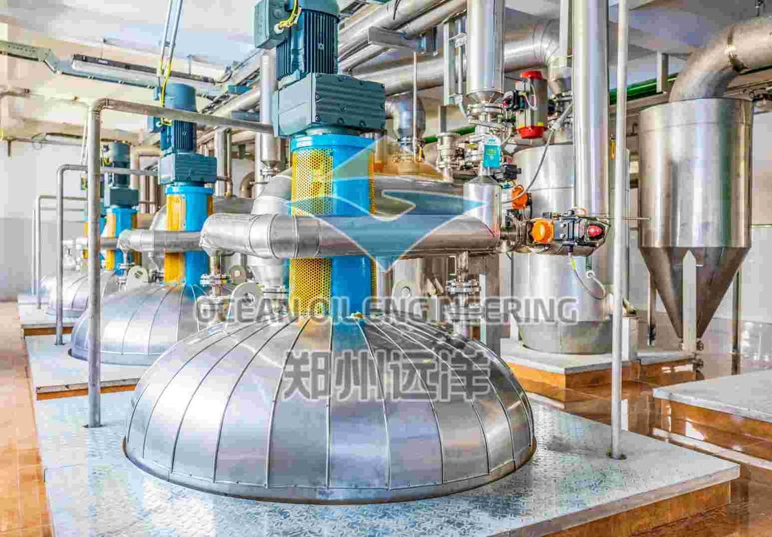 محطة تكرير زيوت الشاي المأكولات المستمرة 3 مرحلة 220V / 380V 10-5000 TPD